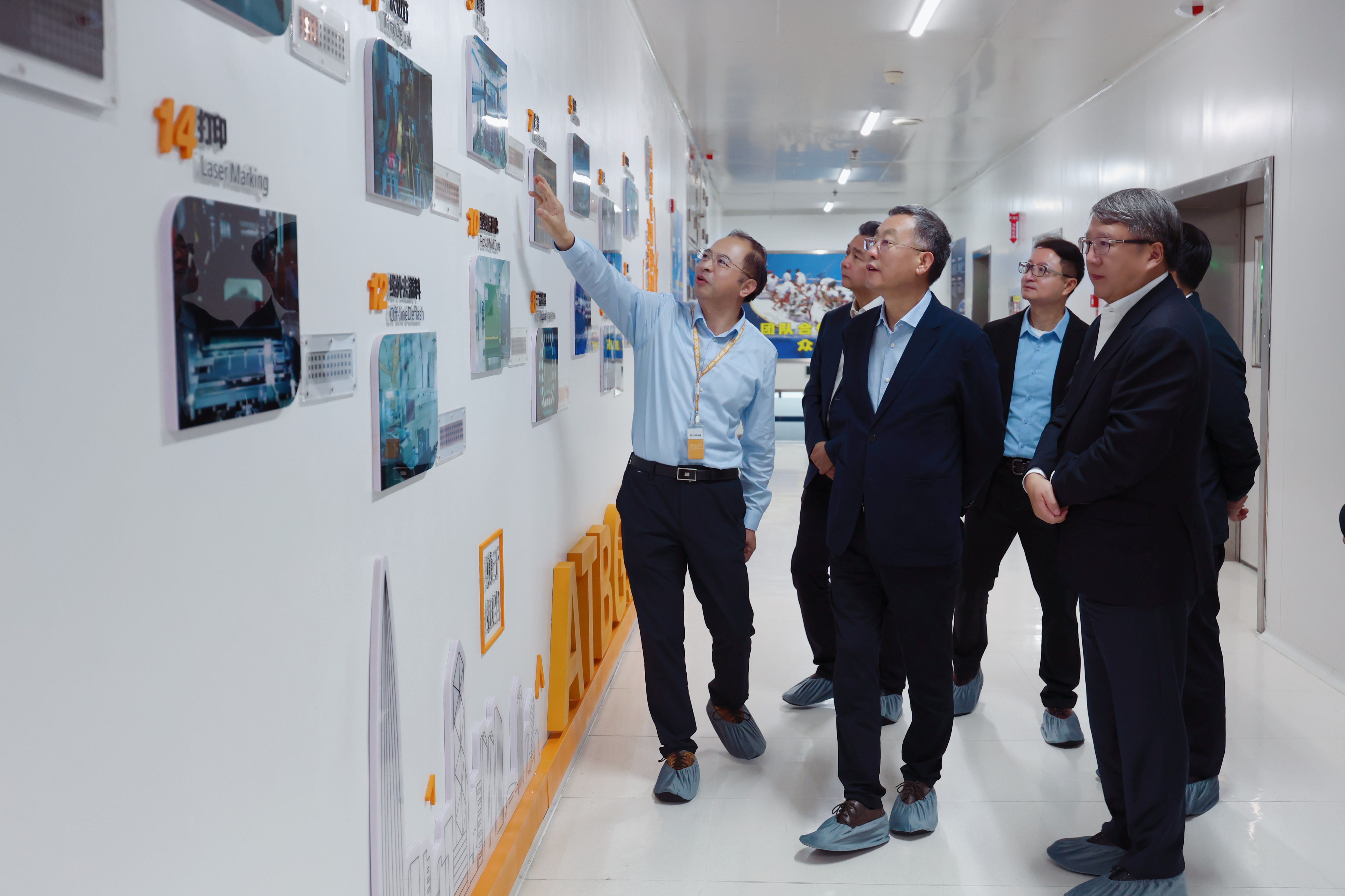 调研豪门国际封测生产线 调研豪门国际封测生产线